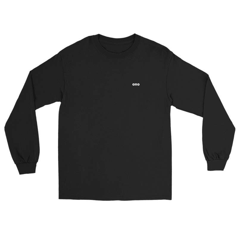 Cotton Long T-shirts Black